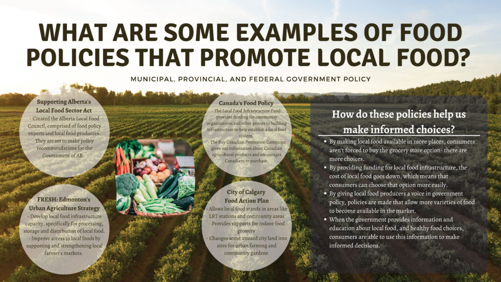 Local Food Policies – A Project Exemplar